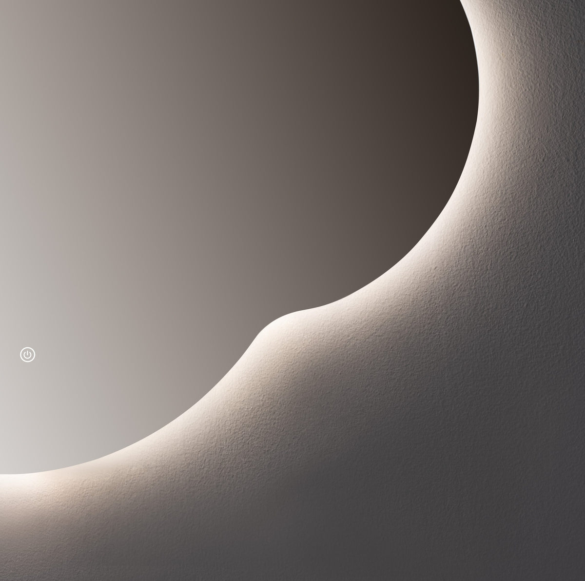 Oglinda LED Norisor Premium 110×90 cm, Touch, 3 Tipuri Lumina – Calda, Rece, Naturala