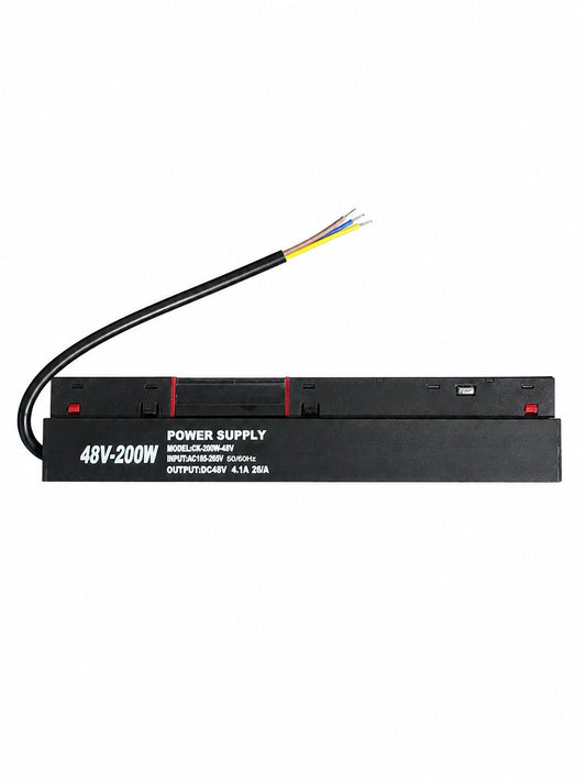 Transformator Tensiune pentru Sina Magnetica Incastrata, 200W, Negru