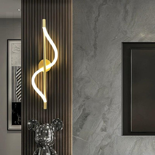Aplica LED RFAN, Model R9156/610, 3 Tipuri De Lumina, 16W, Auriu/Alb