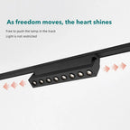 Grila LED Reglabila, Model MH110, Sina Magnetica Aplicata, Lumina Calda, 15W, Negru