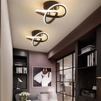 Lustra LED RFAN, Model R9152/1BK, 3 Tipuri De Lumina, 33W, Negru