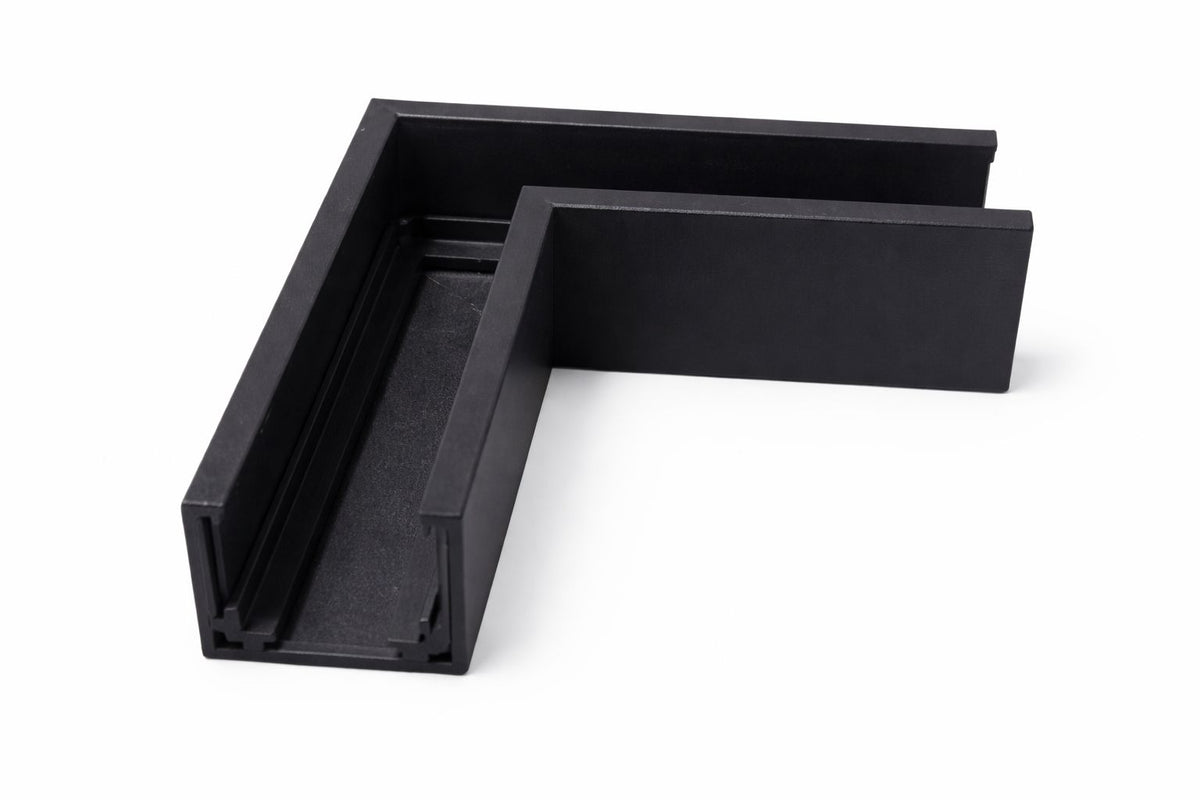 Colt Sina Magnetica Aplicata, Grosime 2 cm, 90 Grade, Negru