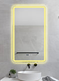 Oglinda LED si Touch, cu Functie Dezaburire si Ceas, 3 Tipuri De Lumina, 60x100 cm, J169 Smack