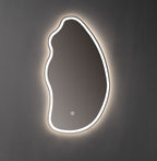Oglinda LED Asimetrica Premium 60×100 cm, Touch, 3 Tipuri Lumina – Calda, Rece, Naturala