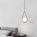 Pendul RFAN, Model ZM82, cu Abajur, 1 X E14, Inaltime Reglabila, Negru
