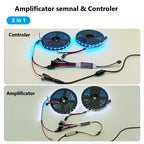 Amplificator Pentru Banda LED RGB Digitala, 4 Iesiri