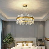 Candelabru LED RFAN, Model H98347/800, Textura Cristal, Metal, 150W, Auriu