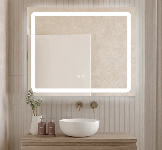 Oglinda LED si Touch, cu Functie Dezaburire, 80 x 60 cm, Smack