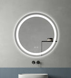 Oglinda LED si Touch, 60 x 60 cm, Functie Dezaburire, Smack