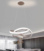 Pendul RFAN, Model 5004, Cu Telecomanda, 3 Tipuri De Lumina, Inaltime Reglabila, 262W, Gri