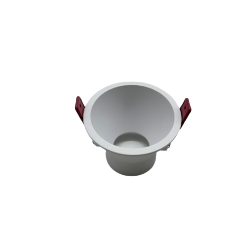 Rama Simpla, 502L-RD, Pentru Spot Incastrat GU10, Rotunda, Alb