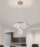 Pendul RFAN, Model 5156, Cu Telecomanda, 3 Tipuri De Lumina, Inaltime Reglabila, 164W, Gri