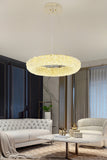 Candelabru LED RFAN, Model 5558/600, Textura Cristal, Metal, 88W, Auriu