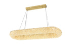 Candelabru LED RFAN, Model 5558/850*300, Textura Cristal, Metal, 75W, Auriu