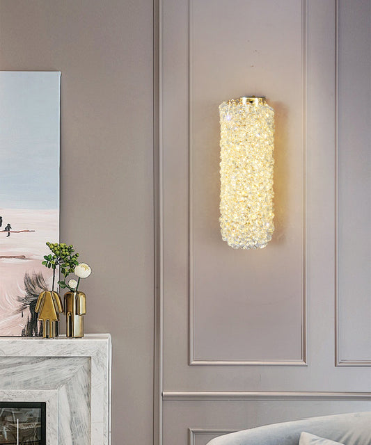 Aplica LED RFAN, Model 5558BD, Textura Cristal, 3 Tipuri De Lumina, 10W, Auriu