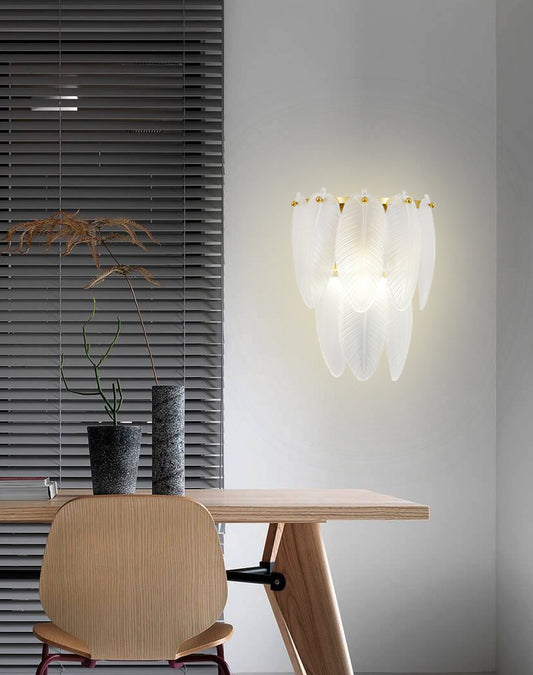 Aplica RFAN, Model 5866/2, Textura Sticla, Metal, 2 X E27, Auriu