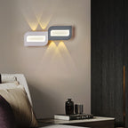 Aplica LED 3D RFAN, Model B606, 3 Tipuri De Lumina, 56W, Alb/Gri