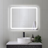 Oglinda LED si Touch, cu Functie Dezaburire, 80 x 60 cm, Smack