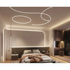 Profil LED Incastrat Pentru Finisaj Glet, Flexibil, Lungime 3m, Latime 1.5cm