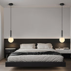 Pendul RFAN, Model ZM84, cu Abajur, 1 X E27, Inaltime Reglabila, Negru