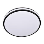 Plafoniera LED RFAN, Rotunda, CCT, 30W, 3 Tipuri De Lumina, Negru