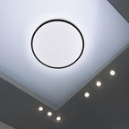 Plafoniera LED RFAN, Rotunda, CCT, 30W, 3 Tipuri De Lumina, Negru