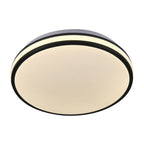 Plafoniera LED RFAN, Rotunda, CCT, 30W, 3 Tipuri De Lumina, Negru