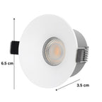 Spot COB LED RFAN, instalare ascunsa, Lumina Calda, 3000K, 7W, Alb