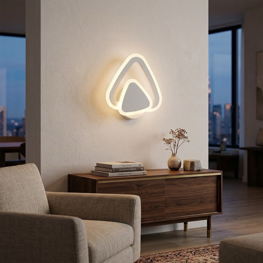 Aplica LED RFAN, Model B5, 3 Tipuri de Lumina, 28W, Alb