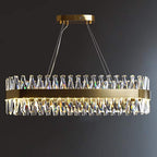 Candelabru LED RFAN, Model 8832/800*300, Textura Cristal, Metal, 74W, Auriu