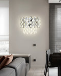 Aplica RFAN, Model 75003/2, Textura Cristal, Metal, 2 X E14, Argintiu