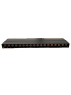 Grila LED Pliabila Sina Magnetica Incastrata, Lumina Calda, 18W, Negru