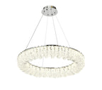 Candelabru LED RFAN, Model 78011-500, Textura Cristal, Metal, 80W, Argintiu