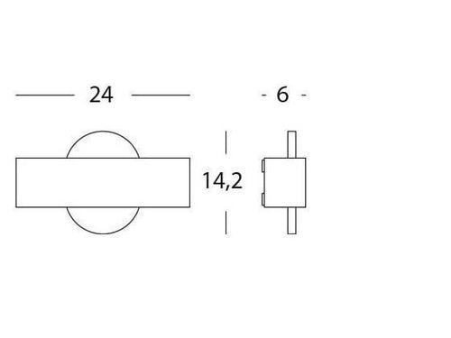 Aplica Exterior, Model 99139/02, Material Aluminiu, IP65, Lumina Neutra, 10W, Alb