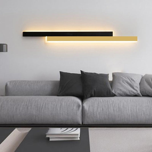 Aplica LED RFAN, Model B211-600BK+GD, 3 Tipuri De Lumina, 42W, Negru/Auriu