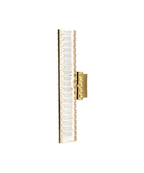 Aplica LED RFAN, Model B6818, Textura Cristal, 3 Tipuri De Lumina, 18W, Auriu