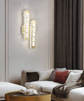 Aplica LED RFAN, Model B7156, Textura Cristal, 3 Tipuri De Lumina, 10W, Auriu