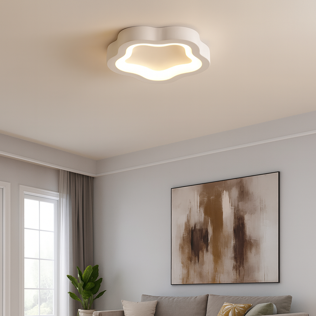 Aplica LED RFAN, Model 9100-5, 3 Tipuri De Lumina, 24W, Alb