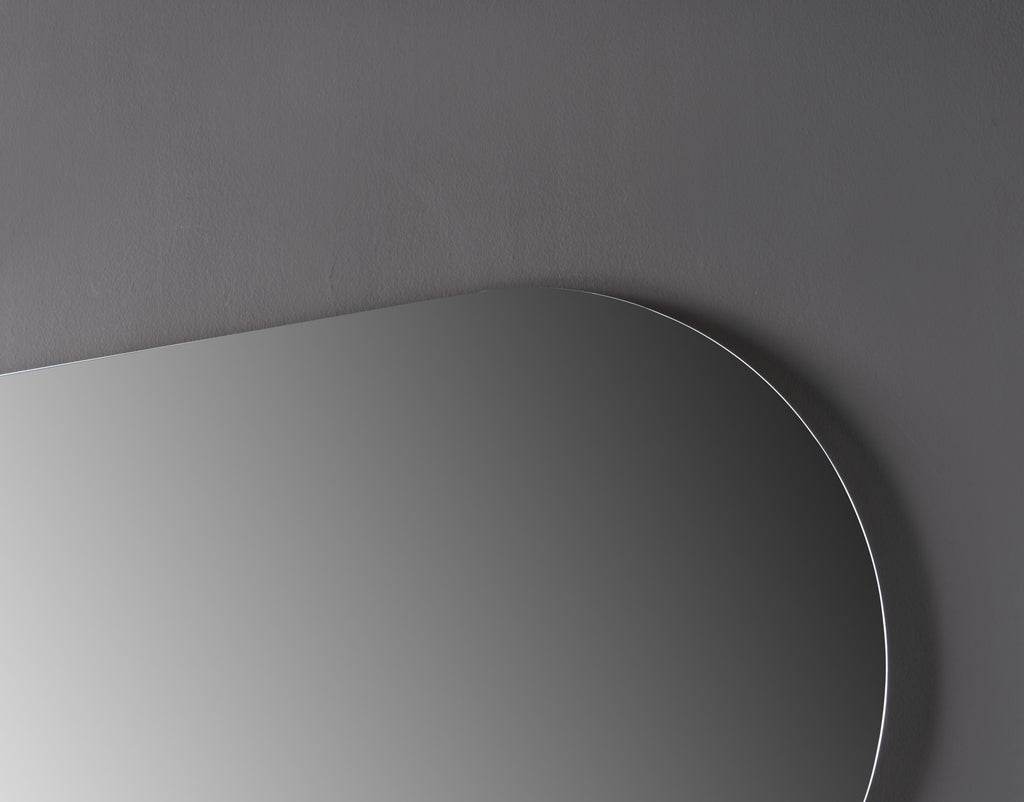 Oglinda LED Ovala Premium 120×60 cm, Lumina Spate, 3 Tipuri de Lumina – Calda, Rece, Neutra