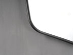 Oglinda LED pentru Dressing, Hol, Baie, Asimetrica Premium 70×110 cm, cu Rama Neagra, Touch, 3 Tipuri Lumina – Calda, Rece, Naturala