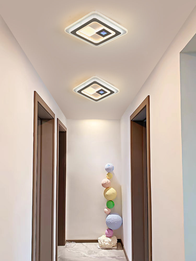 Aplica LED RFAN, Model 9065-240, 3 Tipuri De Lumina, 100W, Alb/Negru
