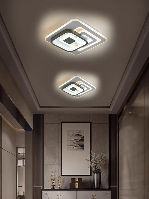 Aplica LED RFAN, Model 9350-240, 3 Tipuri De Lumina, 90W, Alb/Negru