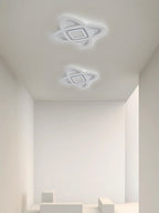Lustra LED RFAN, Model 9233/400, Cu Telecomanda, 3 Tipuri De Lumina, Intensitate Reglabila, 152W, Alb