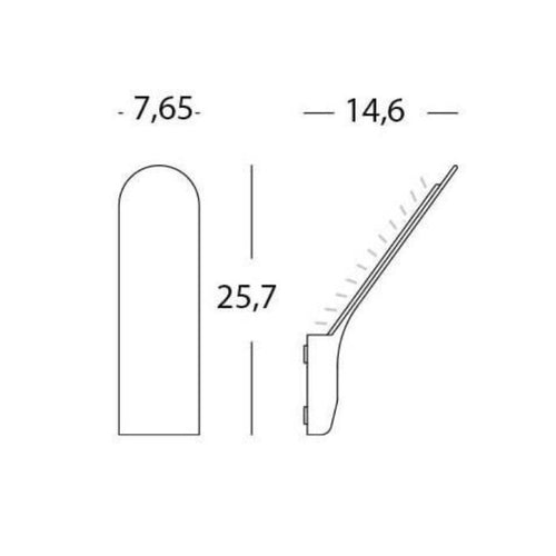 Aplica Exterior, Model 99141/02, Material Aluminiu, IP54, Lumina Neutra, 8W, Alb