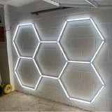 HoneyComb LED RFAN, 5 X Hexagon, Lumina Rece, 6500K, 192W