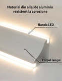 Profil LED RFAN, Pentru Banda LED, 2m, Aluminiu