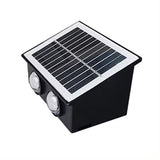 Aplica Exterior RFAN, Cu Panou Solar, Model 686020, IP65, Lumina Neutra, Negru