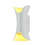 Aplica Exterior RFAN, Model K-2335WH, Material Aluminiu, IP65, Lumina Calda, 10W, Alb