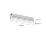 Grila LED Reglabila, Model MH110, Sina Magnetica Aplicata, Lumina Neutra, 15W, Alb