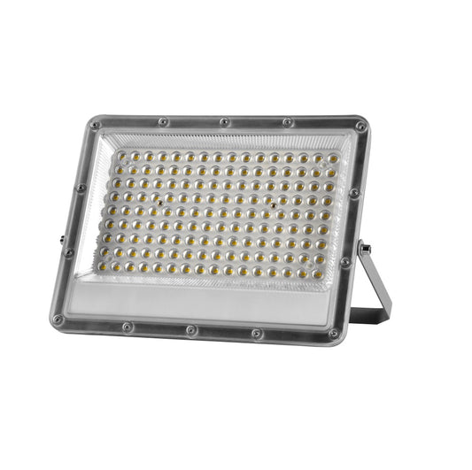 Proiector LED, Rezistent La Apa IP66, Lumina Rece, 220V, 100W, Gri